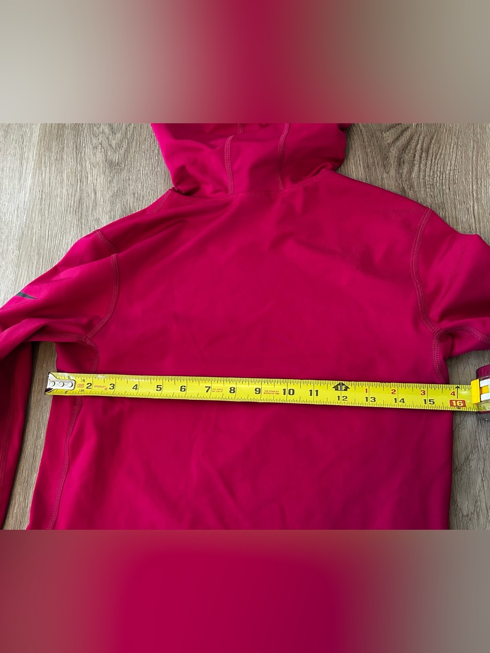Nike Pro Dri-FIT Hooded Long Sleeve Performance Top Pink Women’s Medium - Picture 7 of 8